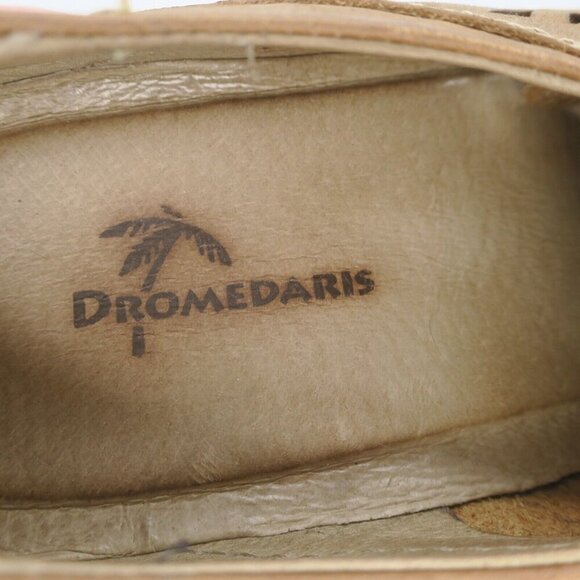 Dromedaris Oxford Laser Cut Chunky Shoes Kaya Leather Women's 37 | 7M US - Picture 3 of 5